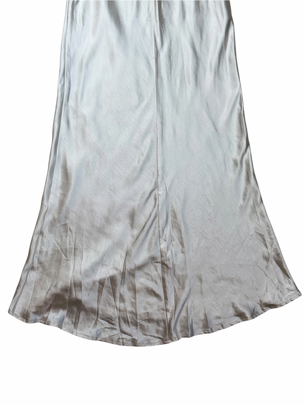 Selfie Leslie Oyster Ivory Loveland Cowl Back Midi Dress Womens S - Picture 7 of 10